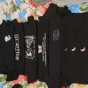 (Set)6 Black shirts